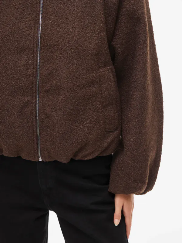 JADAS BOMBER TEDDY JAKKE - BRUN