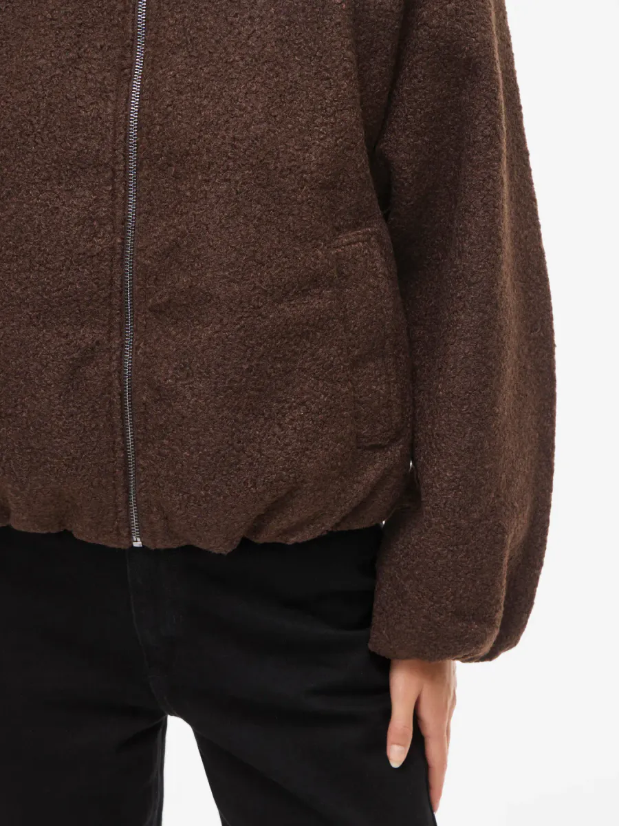 JADAS BOMBER TEDDY JAKKE - BRUN