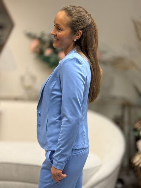Hovedbilde NANNI KORT BLAZER - HIMMELBLÅ