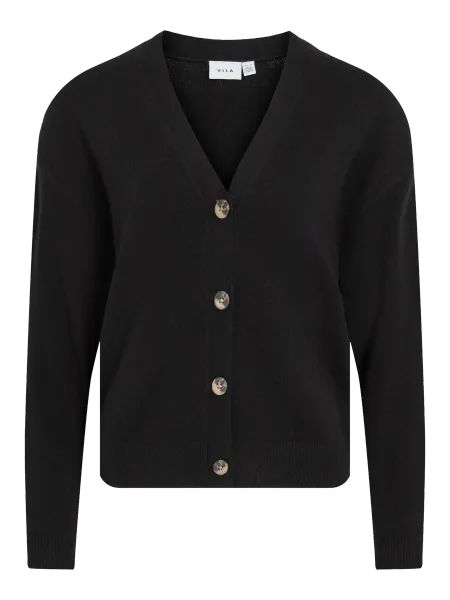 Hovedbilde VIRIL CARDIGAN M/KNAPPER - SORT