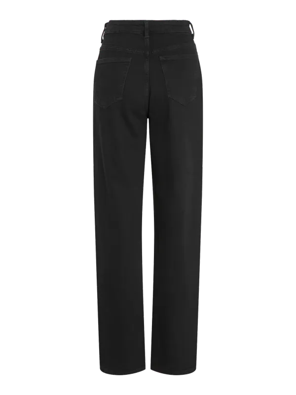 KELLY STRAIGHT JEANS - SORT