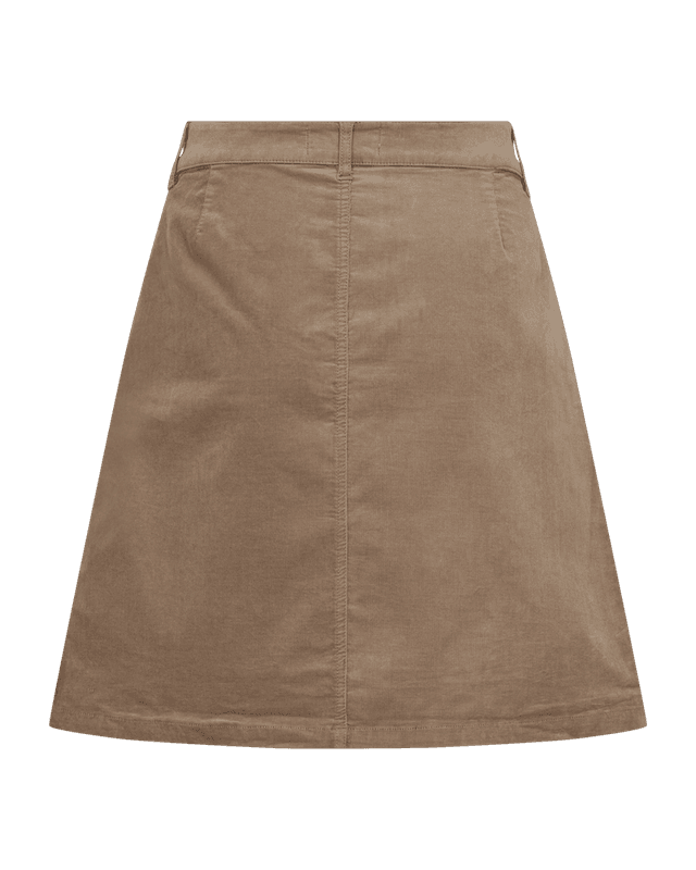 OLANA BABYCORD SKJØRT - TAUPE