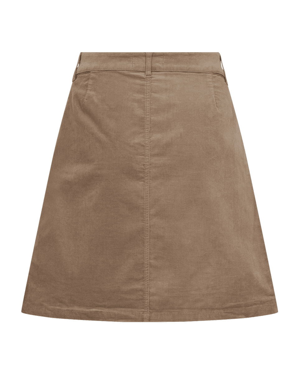 OLANA BABYCORD SKJØRT - TAUPE
