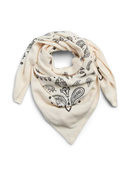 Hovedbilde NOVIS SKJERF M/PAISLEY - CREAM/SORT
