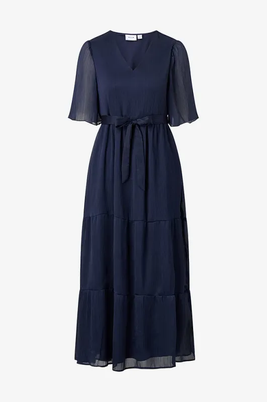 MOLINA MAXI KJOLE - NAVY