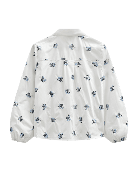 Hovedbilde LEILA SKJORTE FLOWERS - HVIT / HIMMELBLÅ