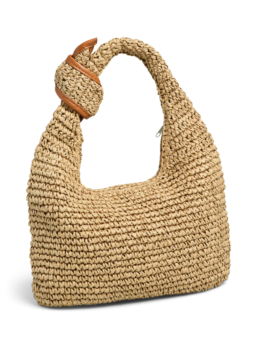 KANALA VESKE - NATUR/COGNAC