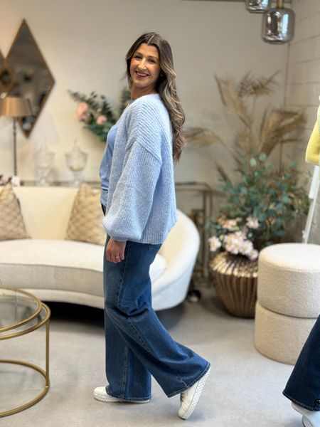 Hovedbilde MAYBE STRIKKET CARDIGAN - LYSBLÅ