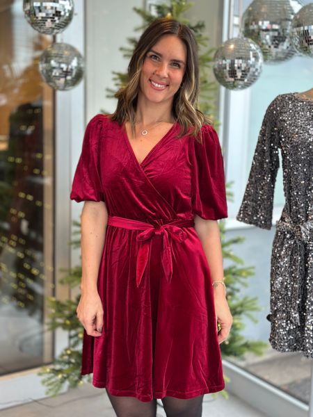 Hovedbilde BELLA VELVET  KJOLE - BURGUNDER