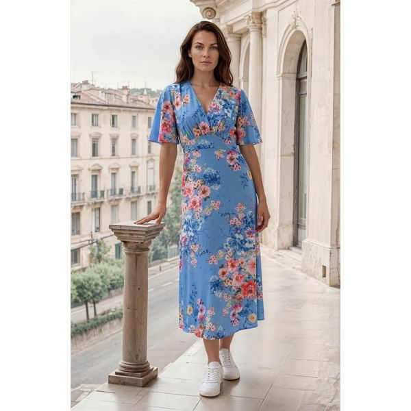 Hovedbilde PERNILLE MAXI DRESS - BLÅ