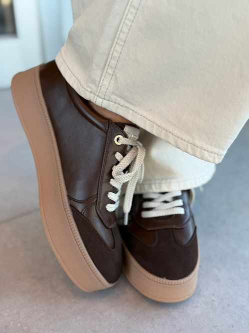 Hovedbilde SNEAKERS COMBI - BRUN
