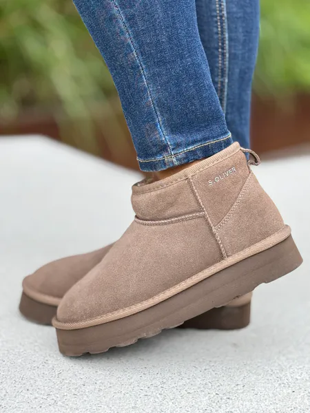 Hovedbilde PLATFORM BOOTS - TAUPE