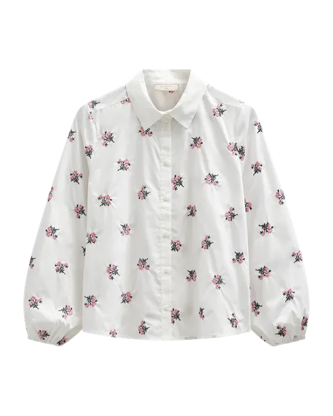 Hovedbilde LEILA SKJORTE FLOWERS - ROSA