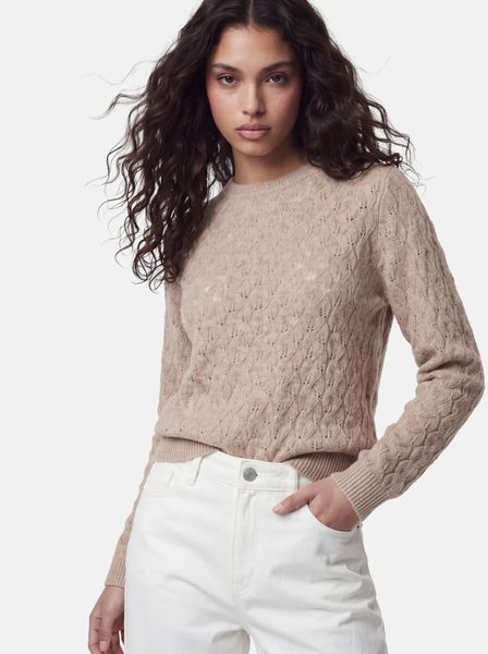 Hovedbilde LELOU GENSER M/LANG ERM - CAMEL