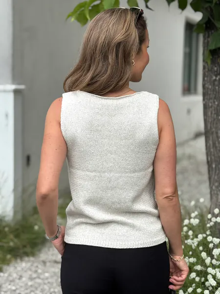 Hovedbilde GRSCALIVA STRIKKET TOPP - MOONBEAM