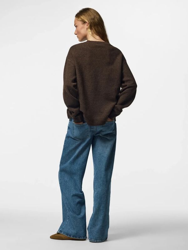 SALLY KNIT GENSER - BRUN