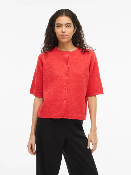 Hovedbilde LIGA CARDIGAN 2/4 ERM - BRINGEBÆRRØD