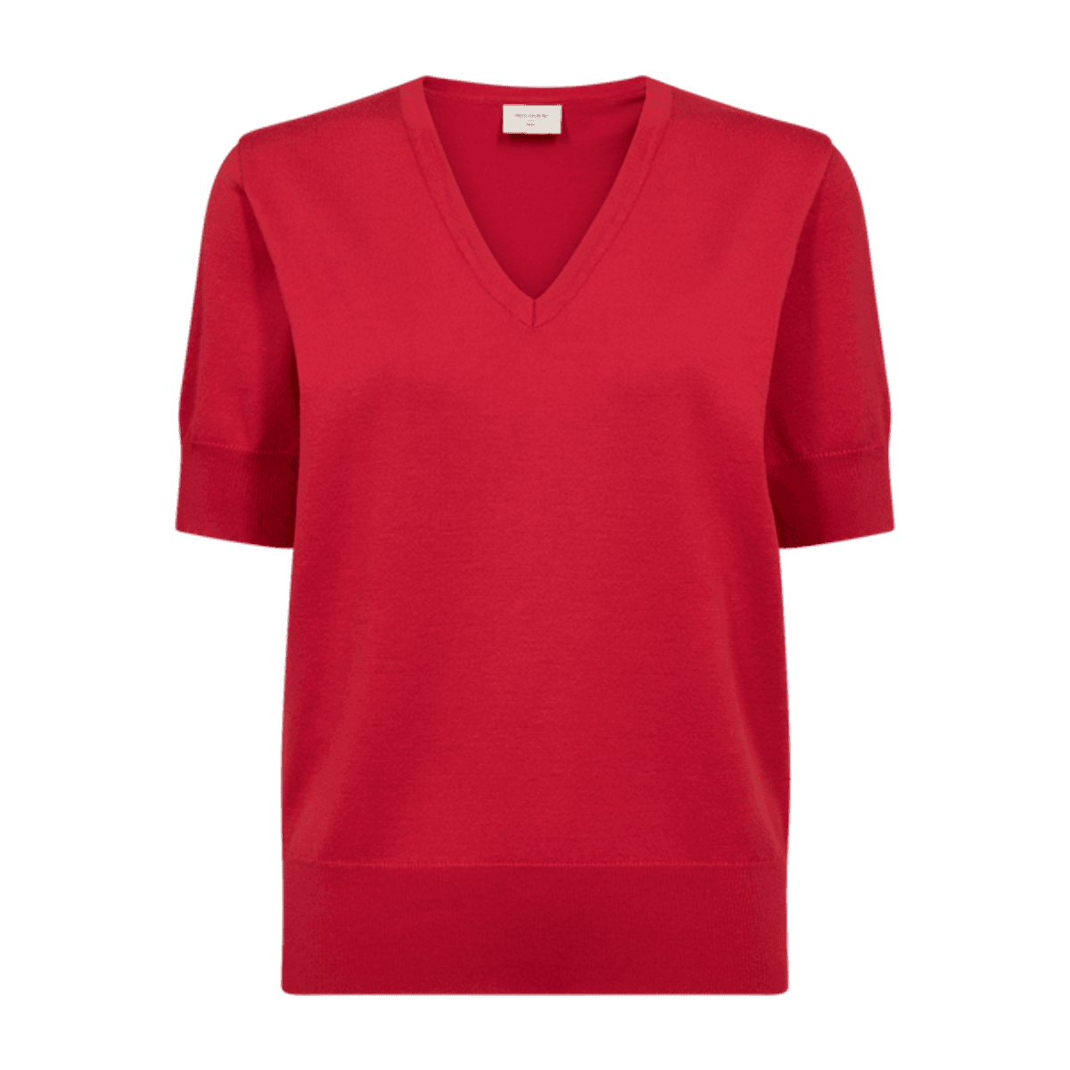 KATIE GENSER V-HALS - RØD