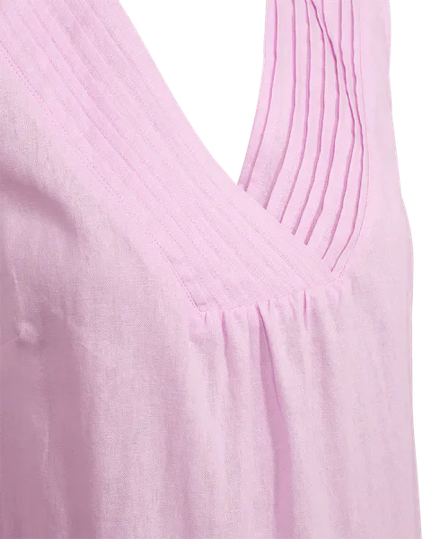 Hovedbilde LAVA LIN/VISCOSE TOPP V-HALS - ROSA