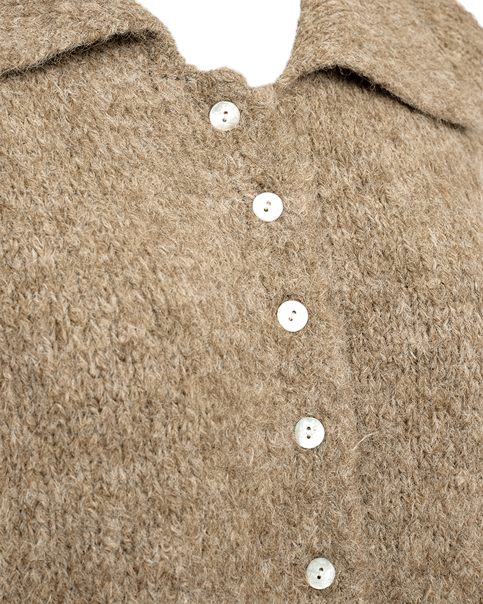 GRSLULU CARDIGAN - CAMEL MELERT 