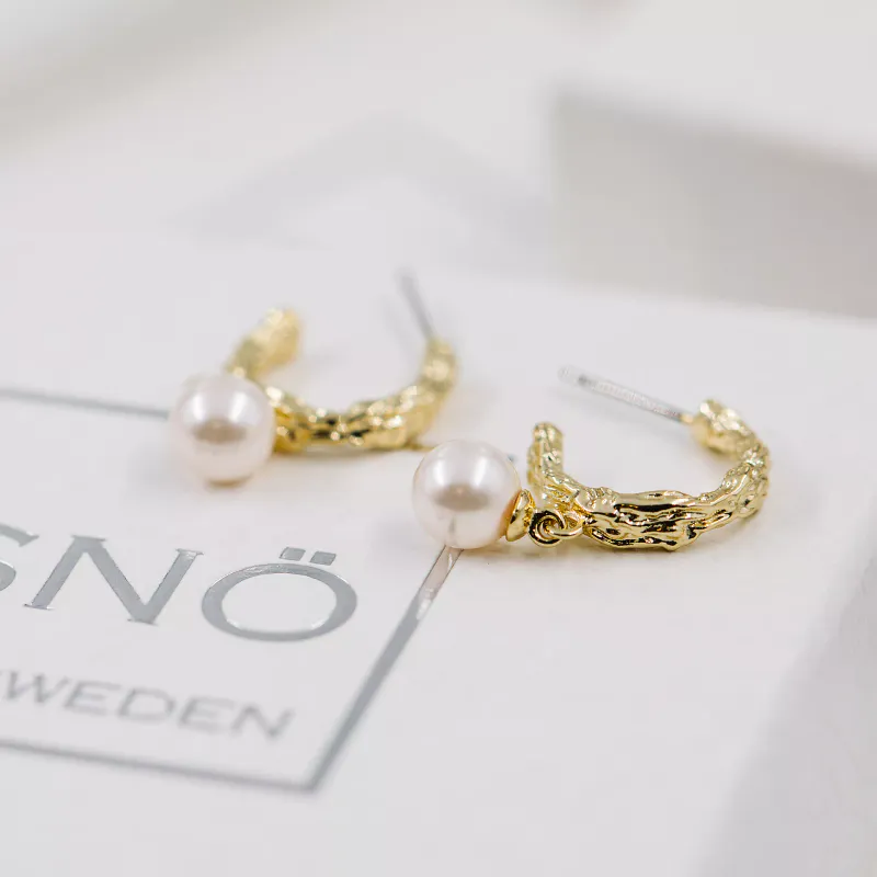 SNÖ OF SWEDEN - JUDY SET BRACELET 4 - GULL/PERLER