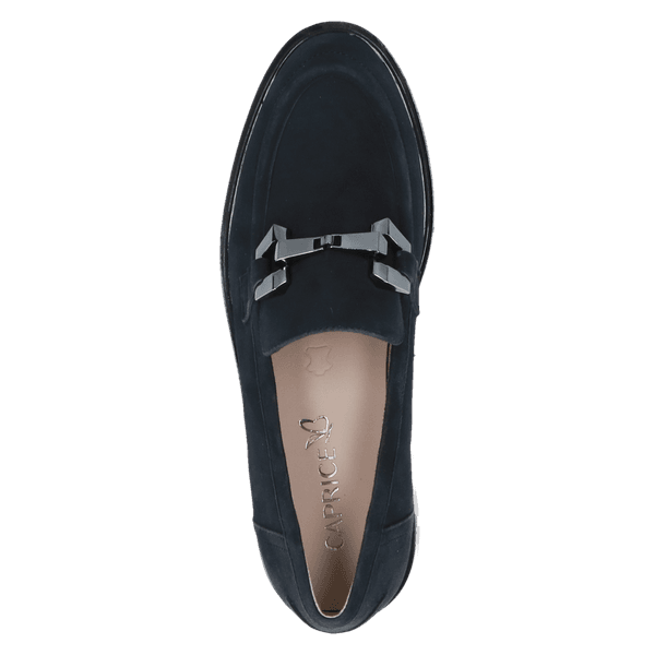 Hovedbilde LOAFER I SKINN MED SPENNE - VINTAGE BLUE