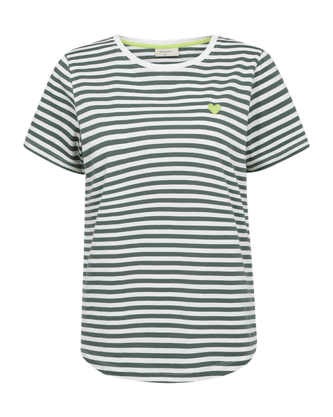 Hovedbilde MIAN T-SHIRT - OFFWHITE/GRØNN