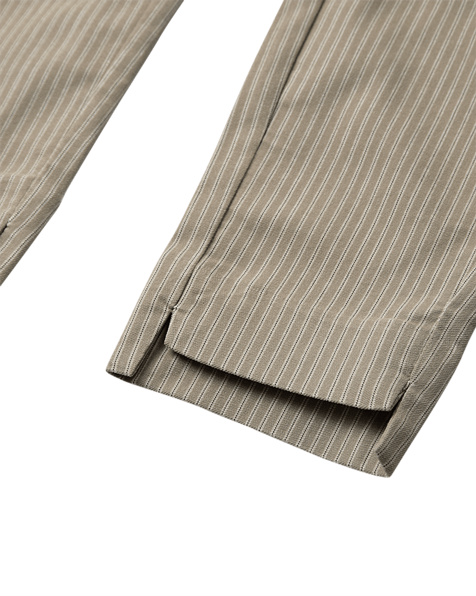 REX BUKSE STRIPER - CAMEL/OFFWHITE