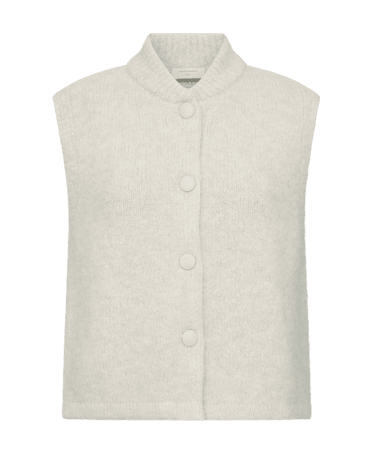 Hovedbilde LULU VEST - CREAM MELERT