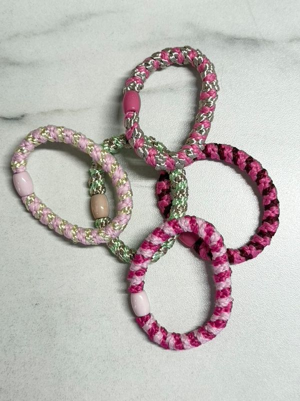 JASMINA STRIKKER 5-PACK - ROSA / CERISE / LYS ROSA