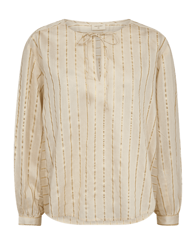SIMI BLUSE M/STRIPER - MOONBEAM