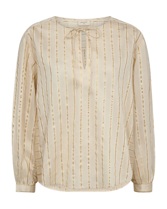 Hovedbilde SIMI BLUSE M/STRIPER - MOONBEAM