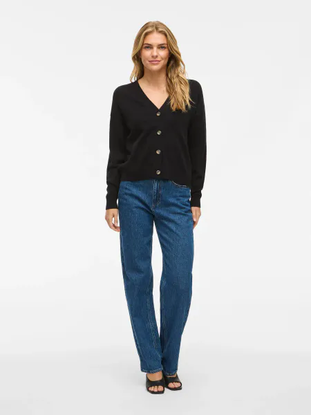 Hovedbilde VIRIL CARDIGAN M/KNAPPER - SORT