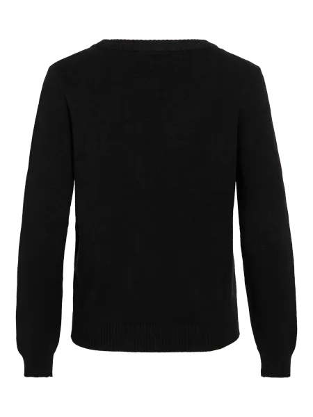 Hovedbilde VIRIL GENSER O-NECK - SORT