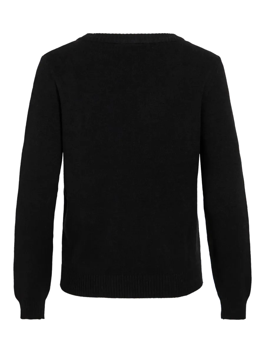 VIRIL GENSER O-NECK - SORT