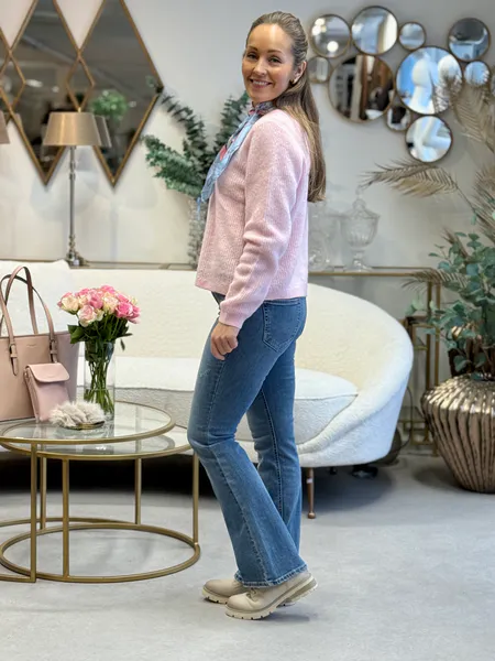 Hovedbilde LORY CARDIGAN - ROSA MELERT