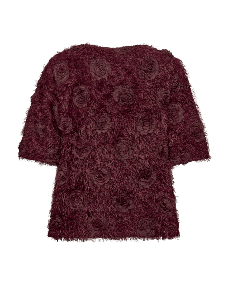 CHUCK TOPP FANCY YARN - PLOMME