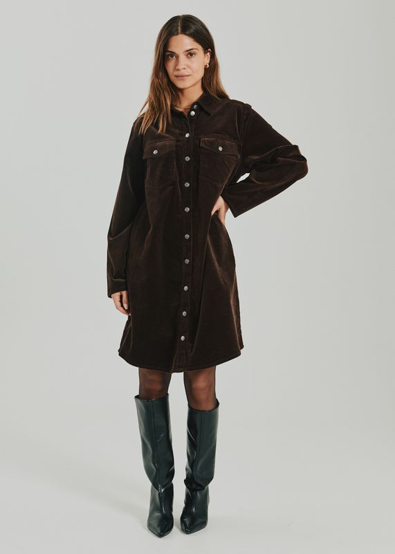 MIMI KJOLE SEMSKET LOOK - BRUN