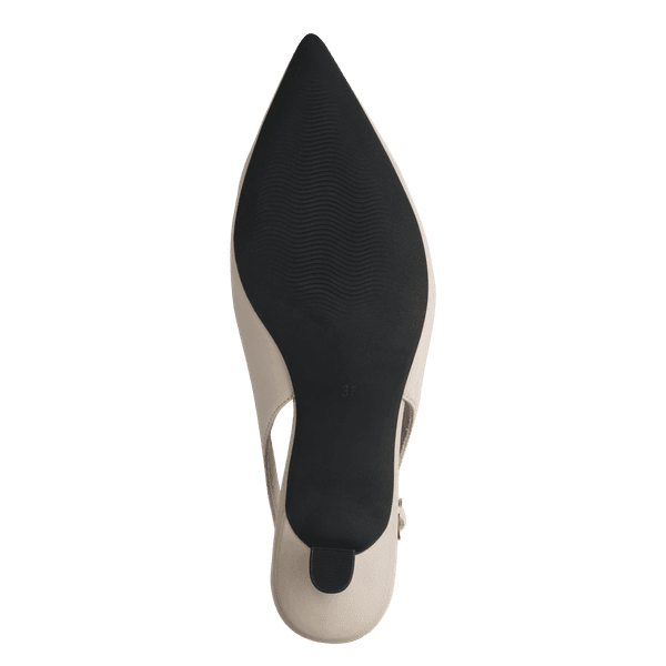 Hovedbilde PUMPS I SKINN M/SLINGBACK - CREAM