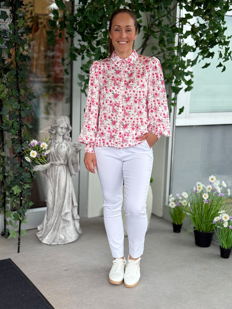 KENZIE BLUSE FLOWERS - ROSA