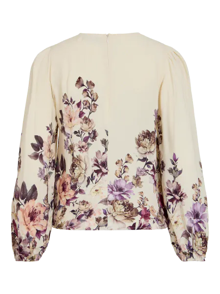 Hovedbilde SOFILA BLUSE FLOWER - CREAM 