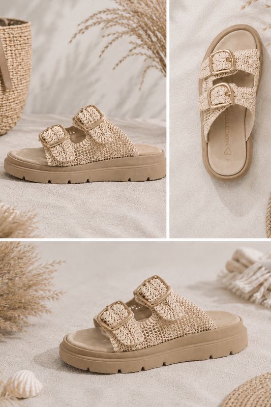 SANDAL EMBRO M/SPENNER - SAND