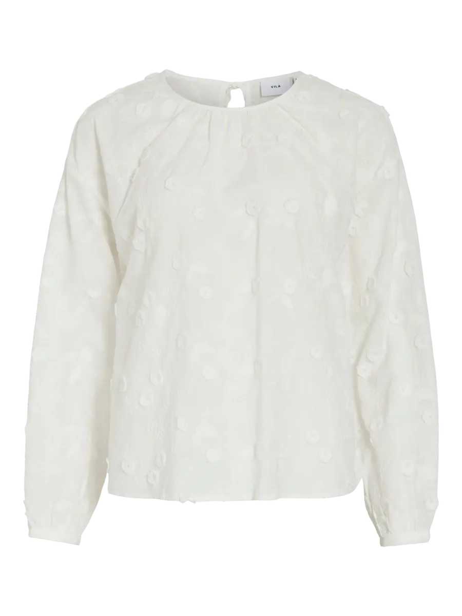 SIMONE BLUSE - HVIT
