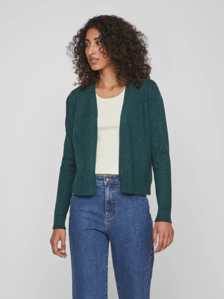 Hovedbilde VIRIL SHORT CARDIGAN - SMARAGDGRØNN
