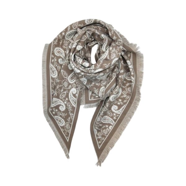 Hovedbilde SKJERF TREKANTET PAISLEY - TAUPE