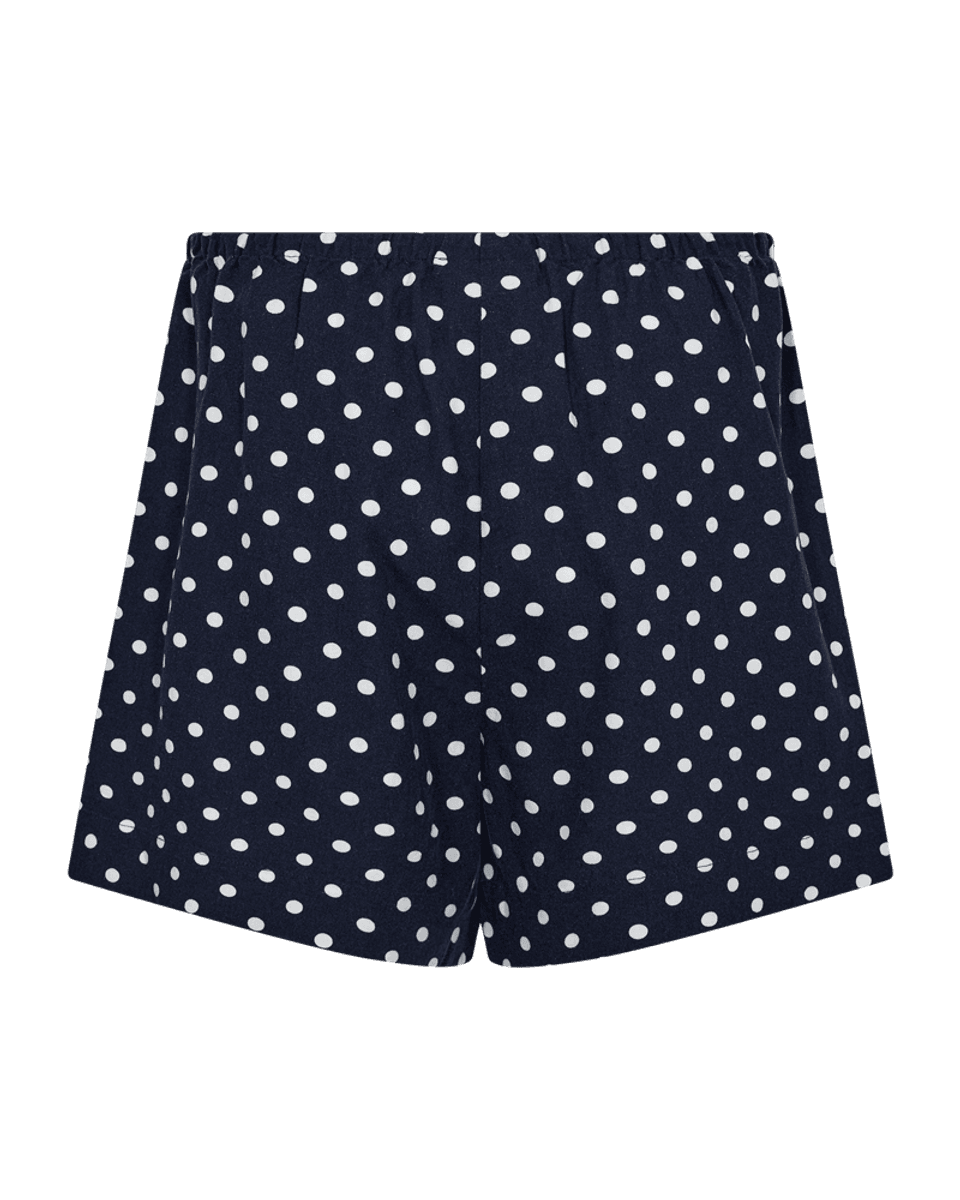 LAVISCO SHORTS M/DOTS - NAVY/HVIT