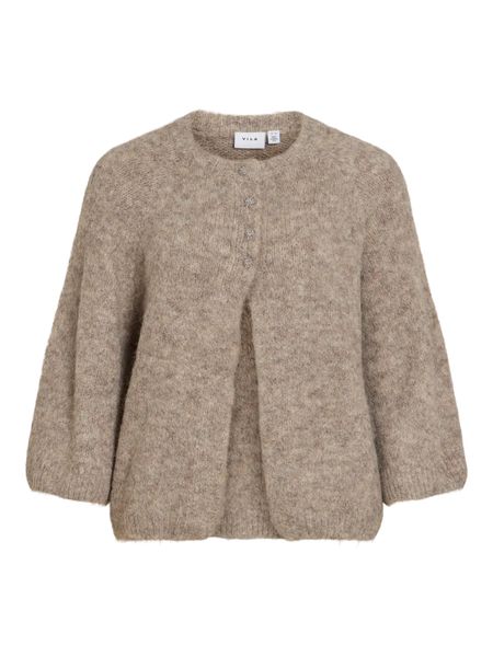 Hovedbilde BOWS 3/4 KNIT CARDIGAN M/METALL KNAPPER - CAMEL ...