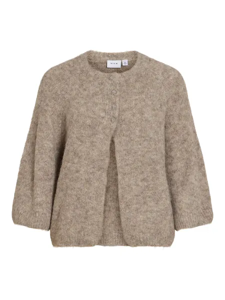 Hovedbilde BOWS 3/4 KNIT CARDIGAN M/METALL KNAPPER - CAMEL ...