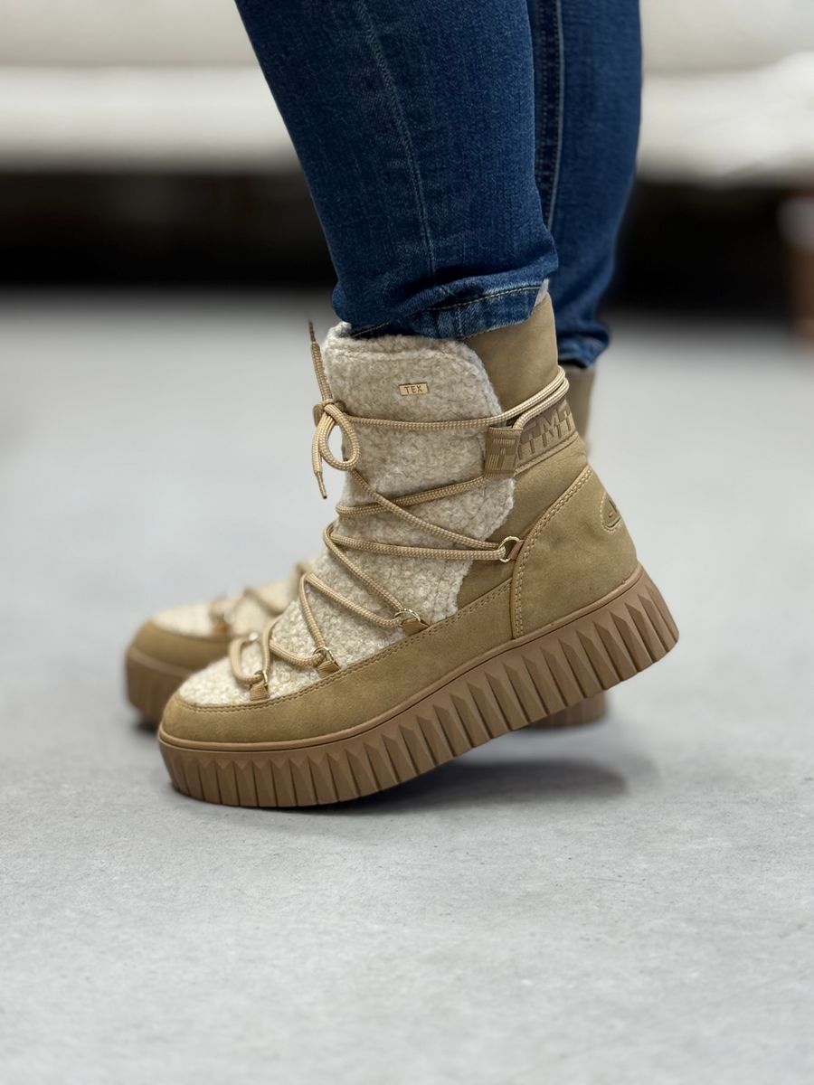 VINTERBOOTS M/TEDDY - NOUGAT