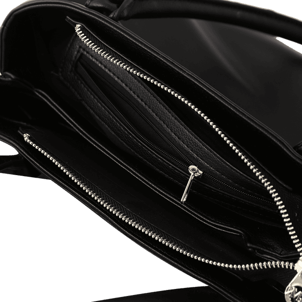 Hovedbilde VESKE M/GULL DETALJER - SORT